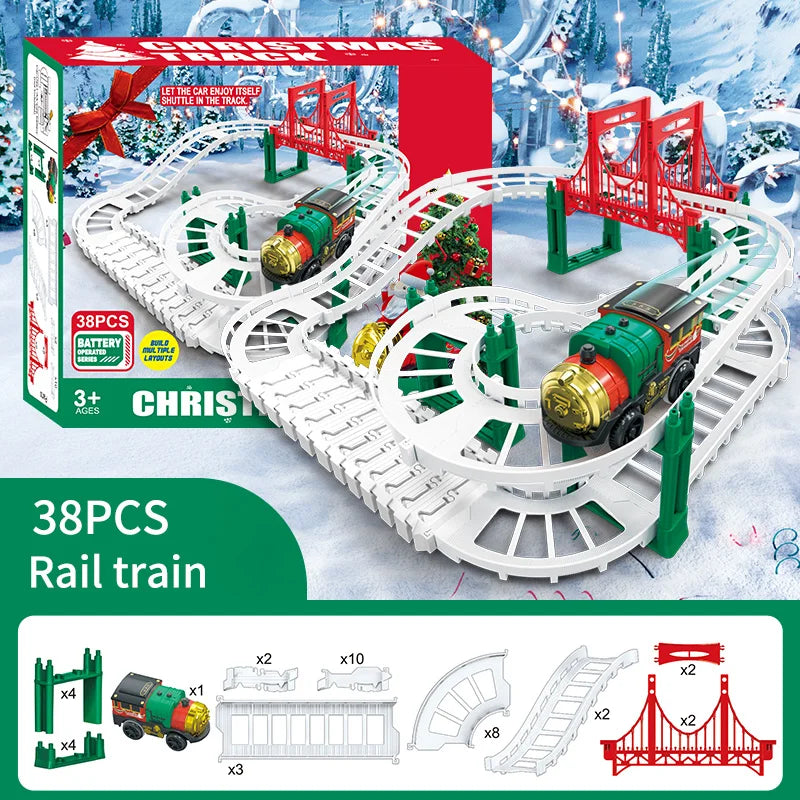 Sevair Deco Christmas Train Track Set 2