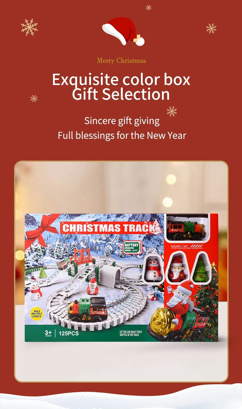 Sevair Deco Christmas Train Track Set 21