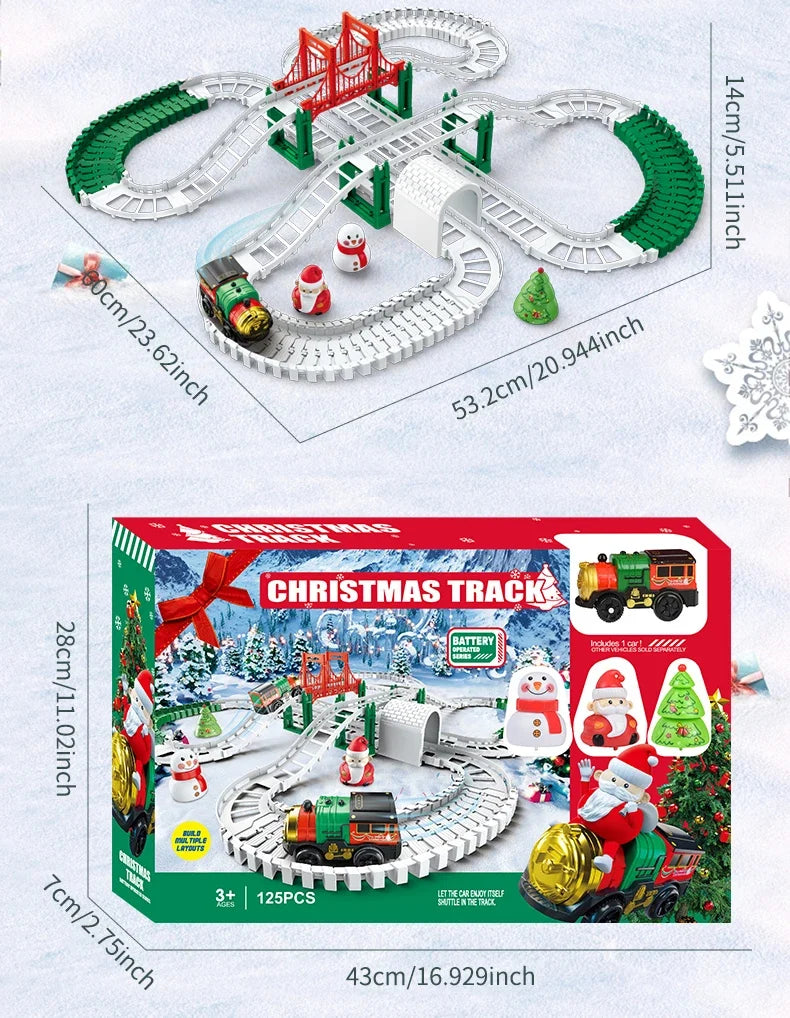 Sevair Deco Christmas Train Track Set 23