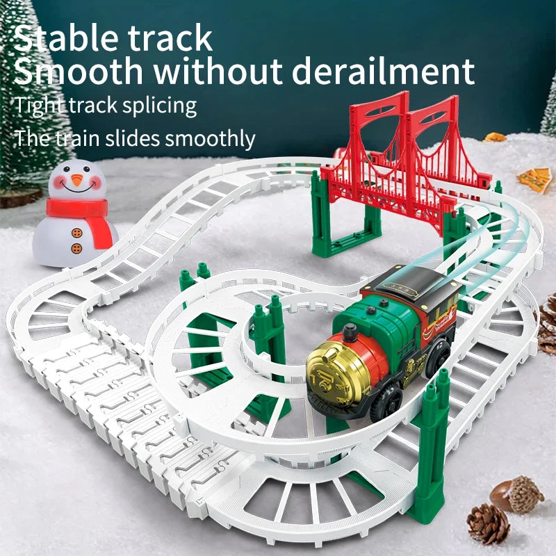 Sevair Deco Christmas Train Track Set 6