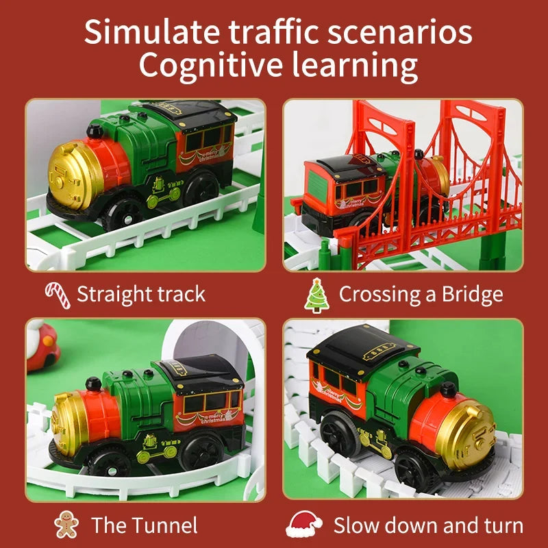 Sevair Deco Christmas Train Track Set 9