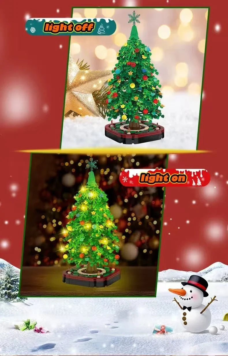 Sevair Deco Christmas Tree Building Set with LED Lights 11