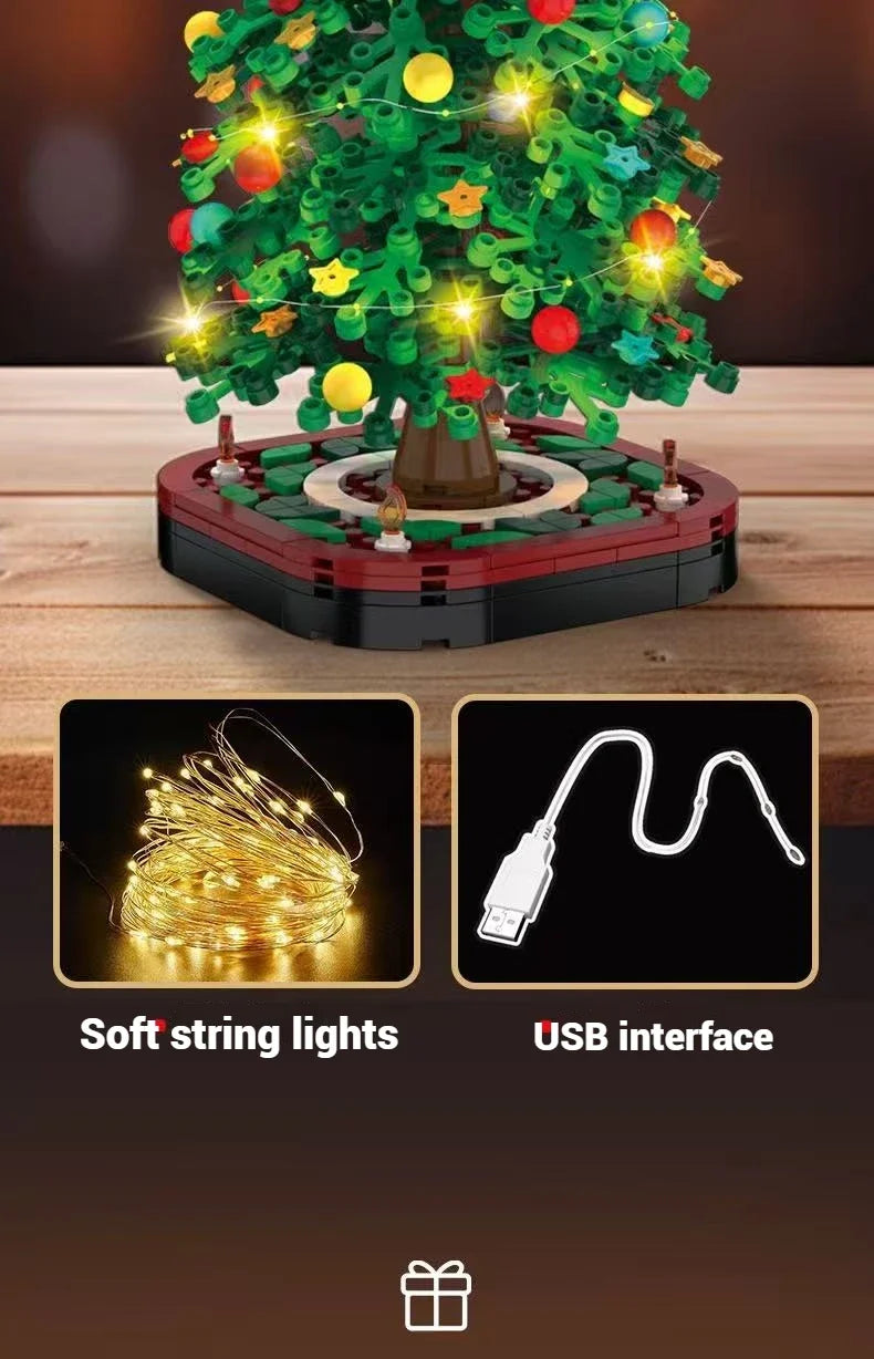 Sevair Deco Christmas Tree Building Set with LED Lights 13