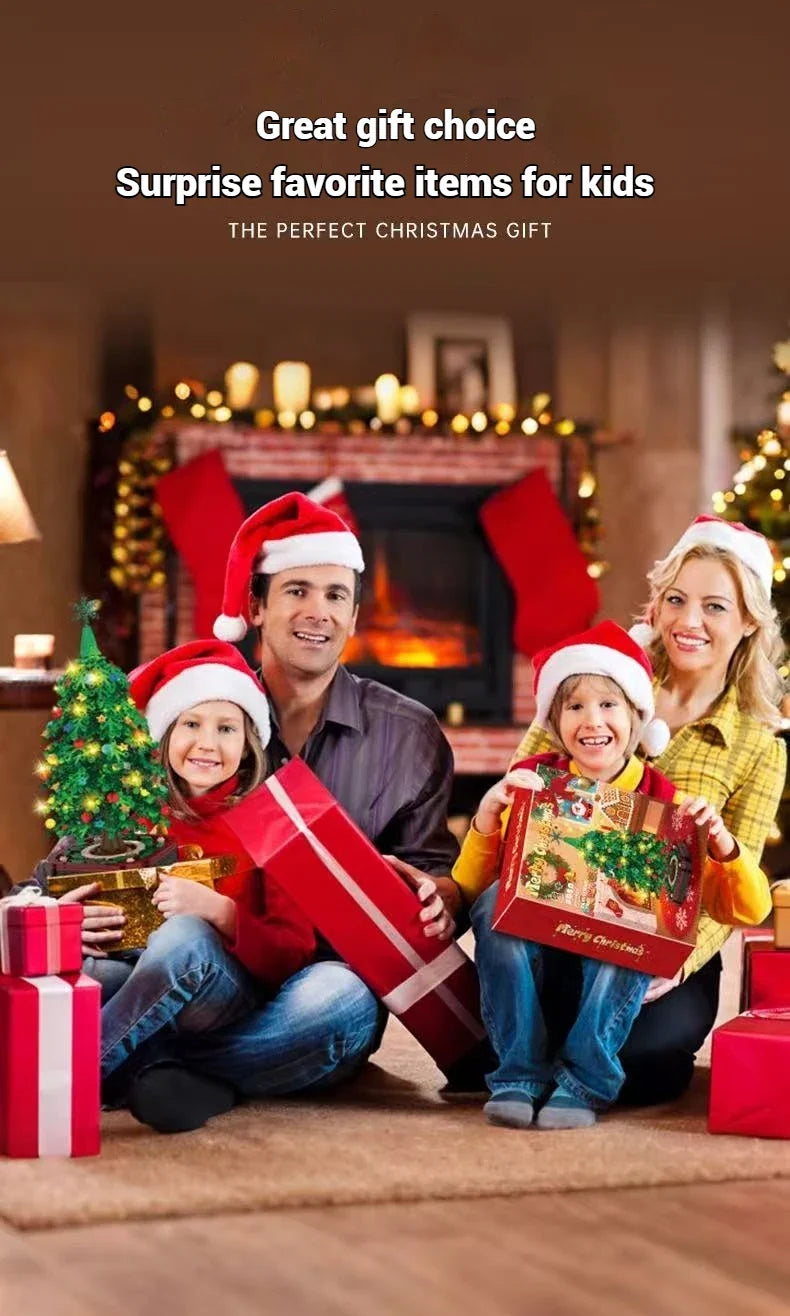 Sevair Deco Christmas Tree Building Set with LED Lights 14