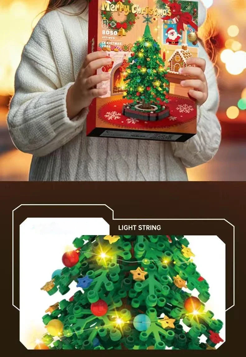 Sevair Deco Christmas Tree Building Set with LED Lights 16
