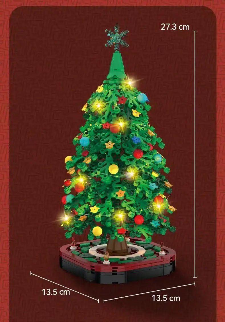 Sevair Deco Christmas Tree Building Set with LED Lights 19