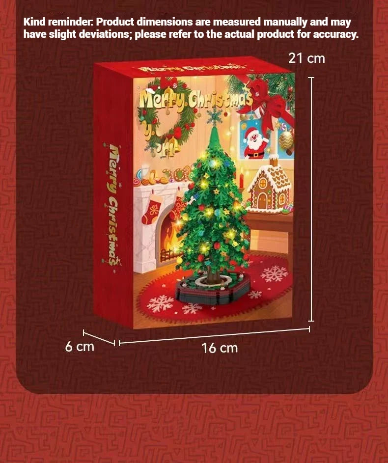 Sevair Deco Christmas Tree Building Set with LED Lights 20