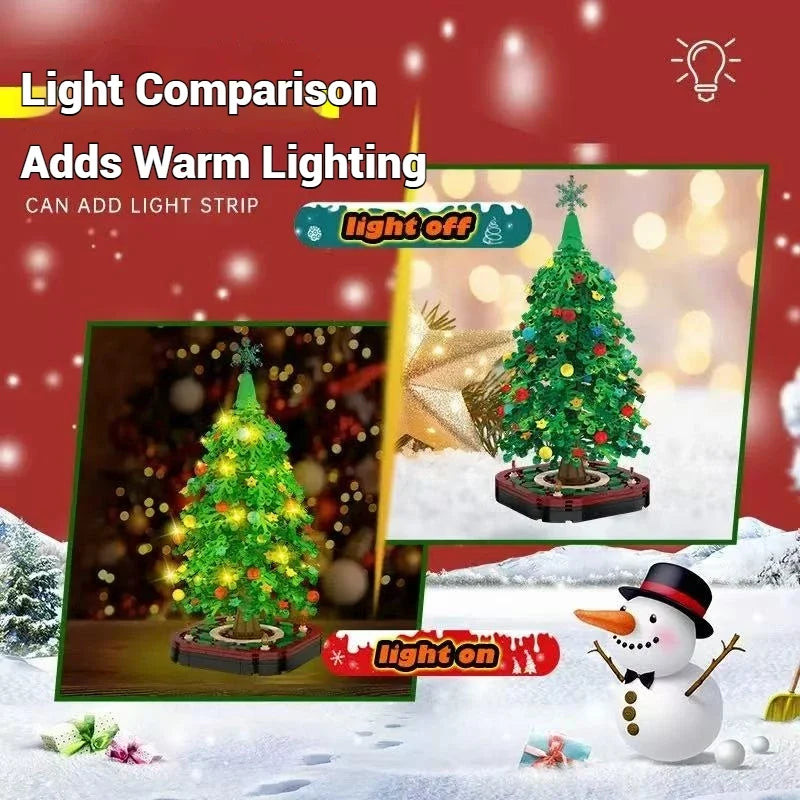 Sevair Deco Christmas Tree Building Set with LED Lights 3