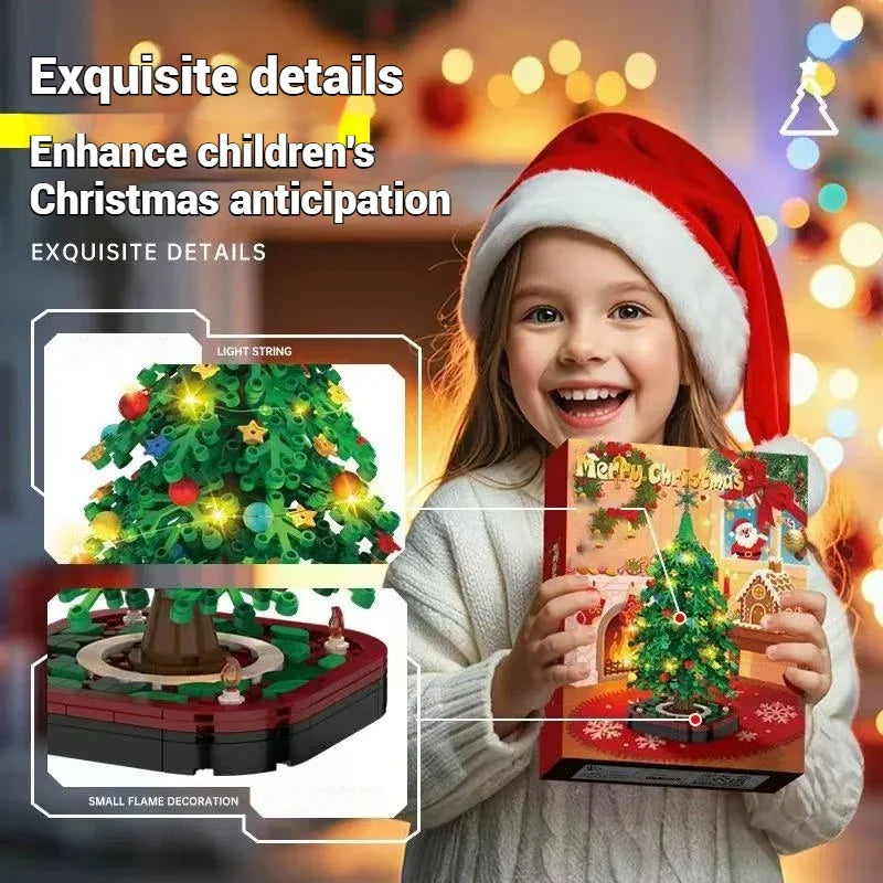 Sevair Deco Christmas Tree Building Set with LED Lights 5