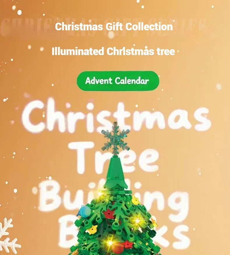 Sevair Deco Christmas Tree Building Set with LED Lights 8