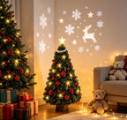 Sevair Deco Christmas Tree Projector for Holiday Glow living room