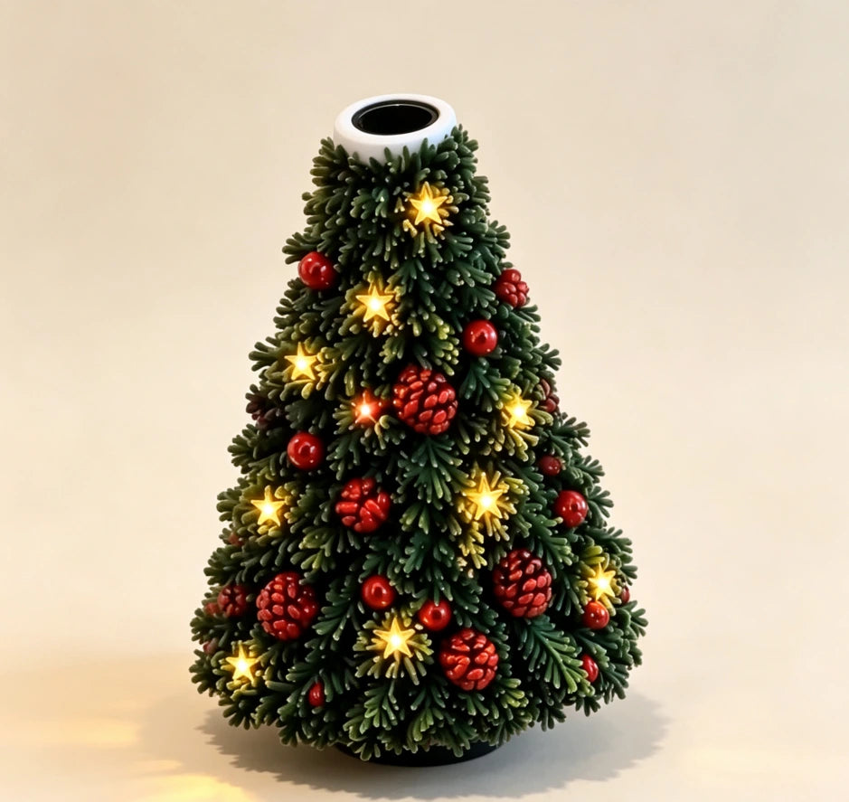 Sevair Deco Christmas Tree Projector for Holiday Glow tree design