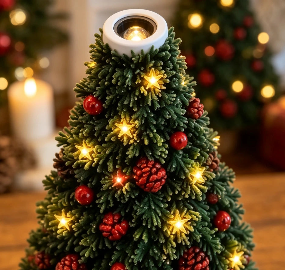 Sevair Deco Christmas Tree Projector for Holiday Glow tree details