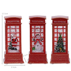 Sevair Deco Christmas Water Lantern with Swirling Glitter dimensions