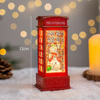 Sevair Deco Christmas Water Lantern with Swirling Glitter snowman size