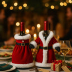 Sevair Deco Christmas Wine Bottle Covers 1