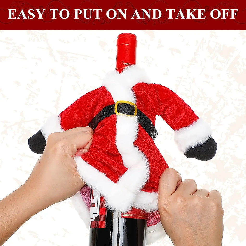 Sevair Deco Christmas Wine Bottle Covers 12