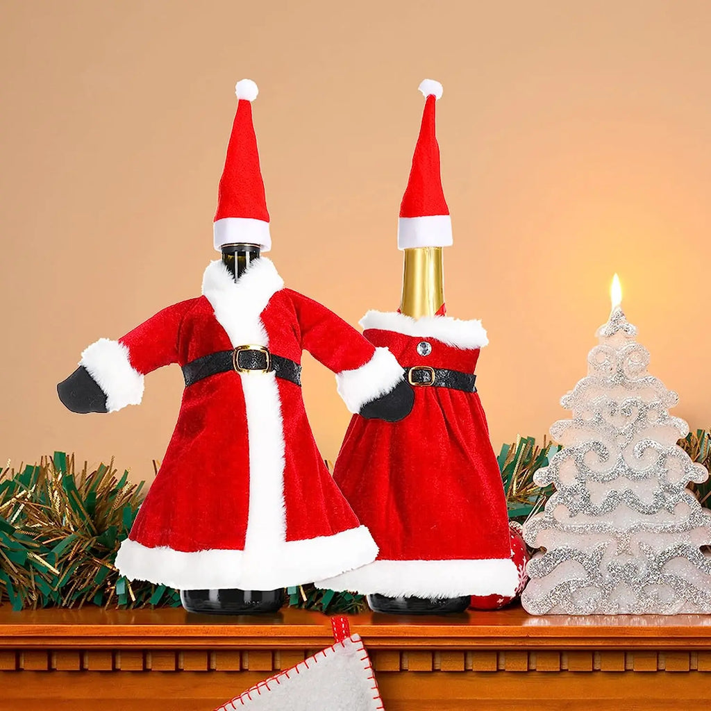 Sevair Deco Christmas Wine Bottle Covers 14