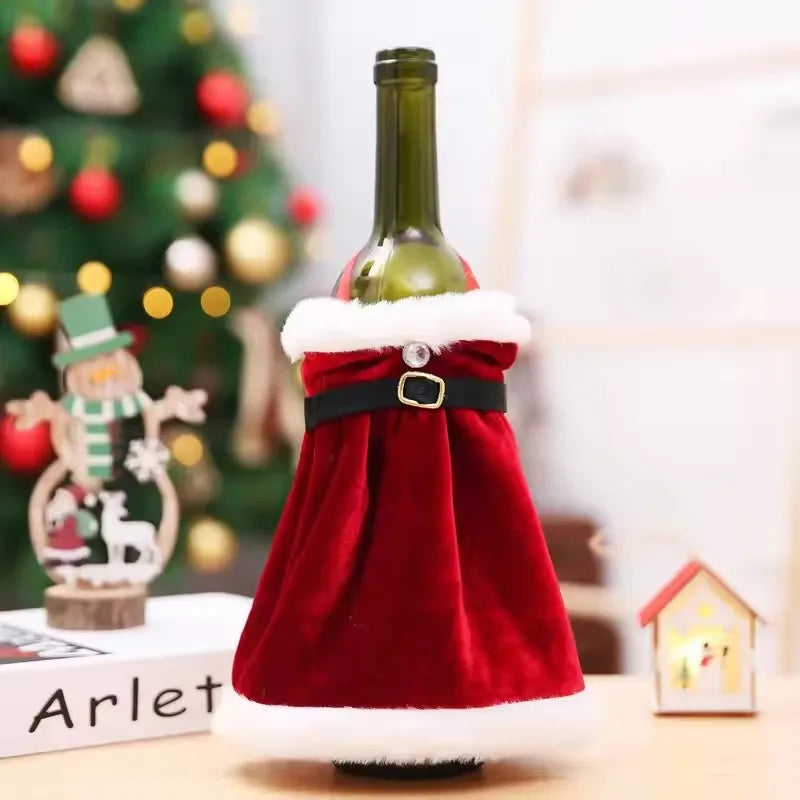 Sevair Deco Christmas Wine Bottle Covers 5