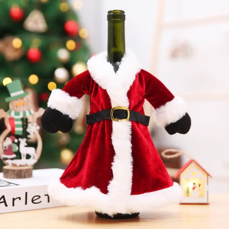 Sevair Deco Christmas Wine Bottle Covers 9