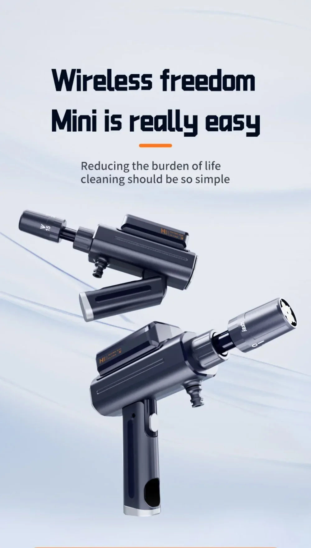 Sevair Deco Cordless Mini Pressure Washer 9