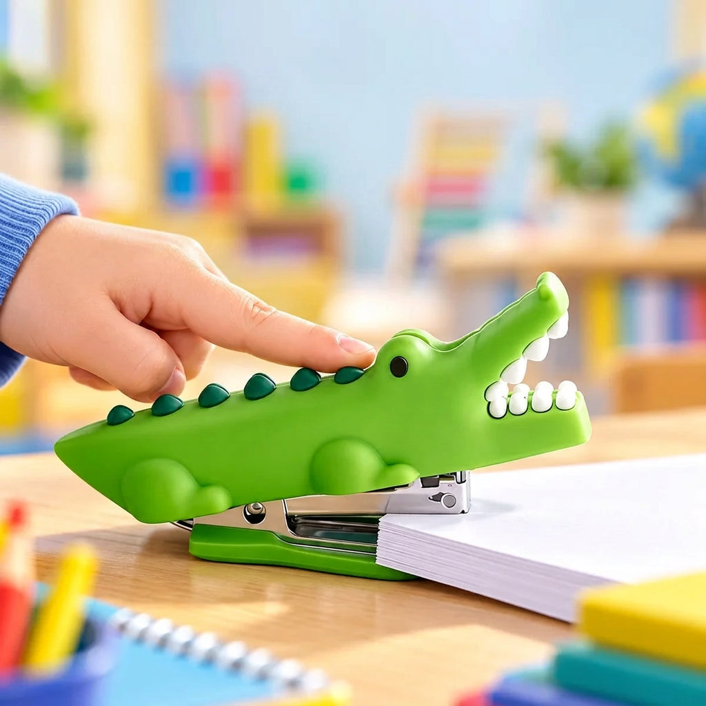 Sevair Deco Crocodile Mini Stapler for Desks 1