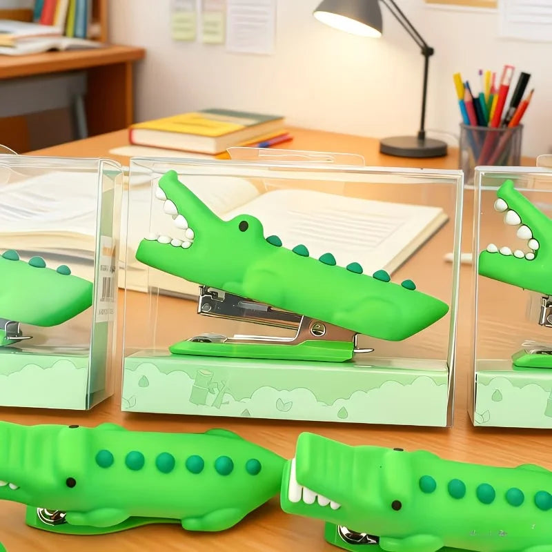 Sevair Deco Crocodile Mini Stapler for Desks 4