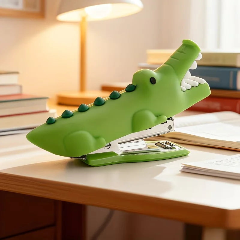 Sevair Deco Crocodile Mini Stapler for Desks 5