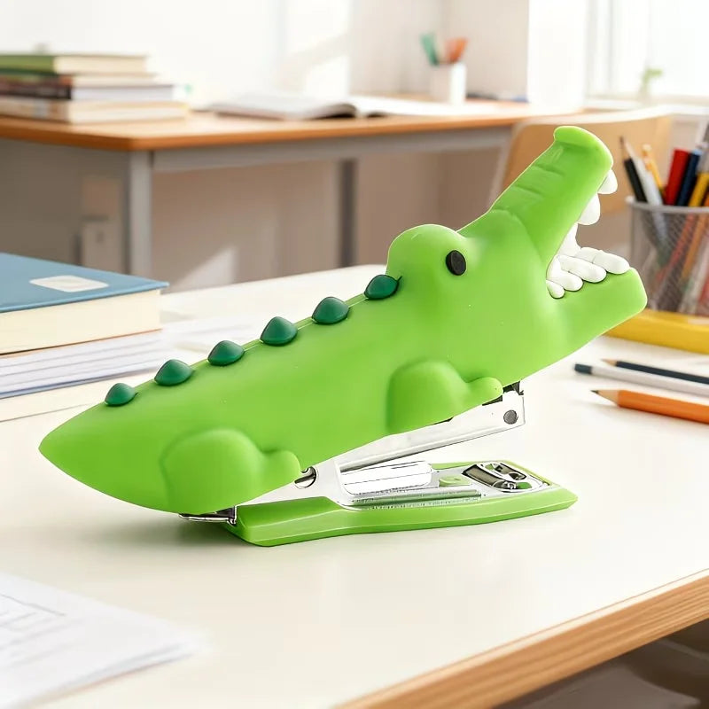 Sevair Deco Crocodile Mini Stapler for Desks 7