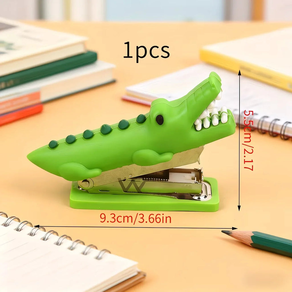 Sevair Deco Crocodile Mini Stapler for Desks 9