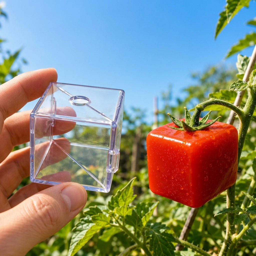 Sevair Deco Cube Fruit Shaping Mold for Gardens 1