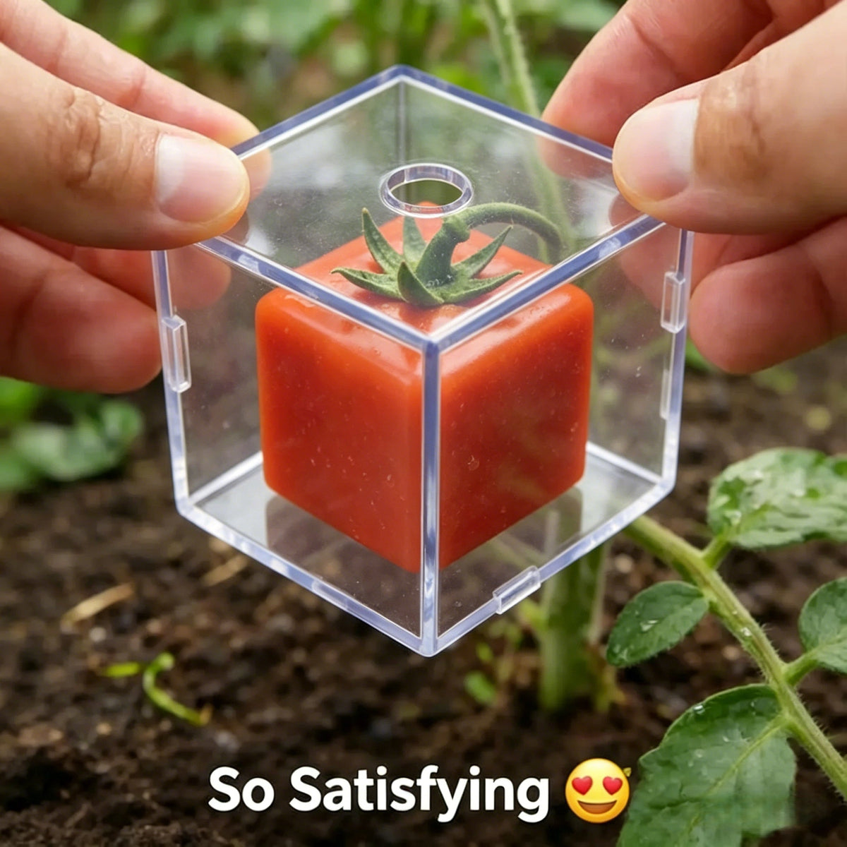 Sevair Deco Cube Fruit Shaping Mold for Gardens 4
