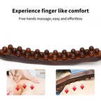 Sevair Deco Curved Back Massage Stick with Rolling Beads 2