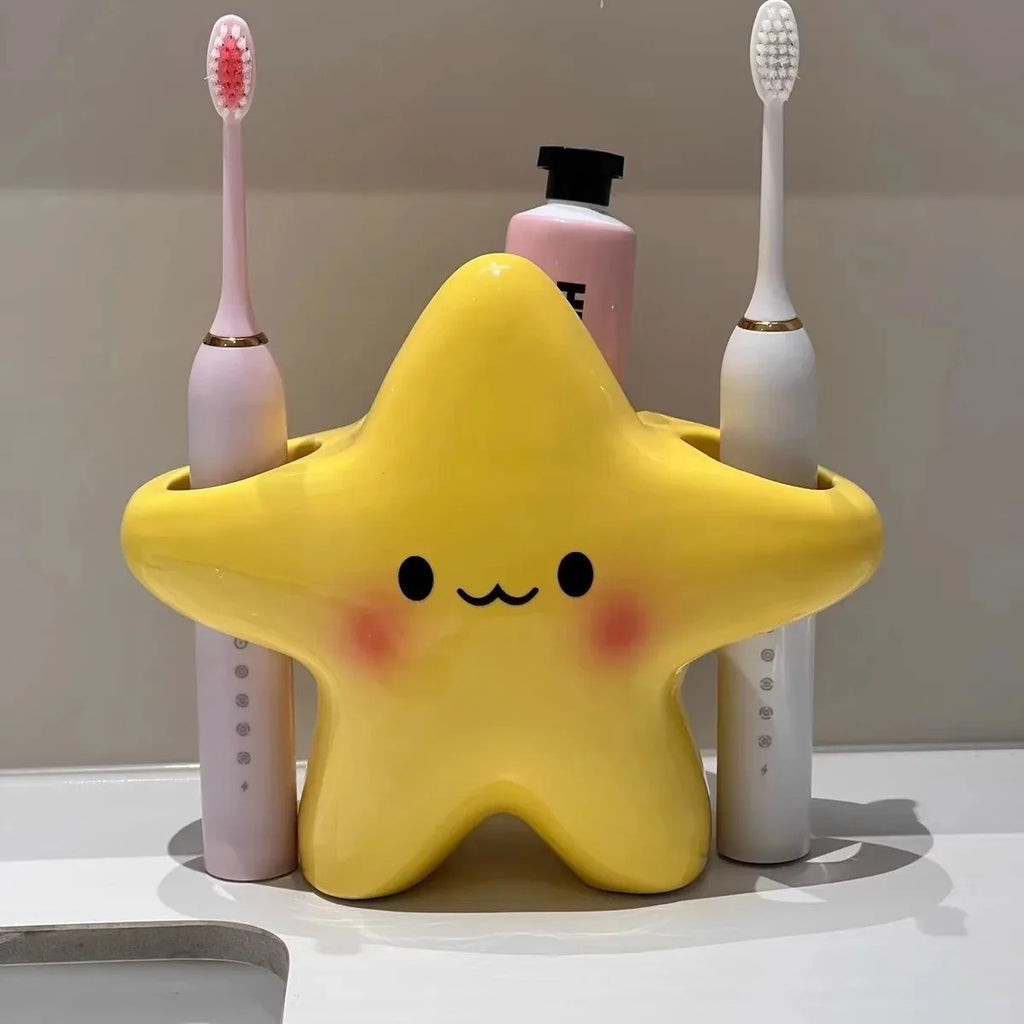 Sevair Deco cute star toothbrush holder brush storage