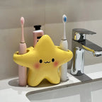 Sevair Deco cute star toothbrush holder sink side