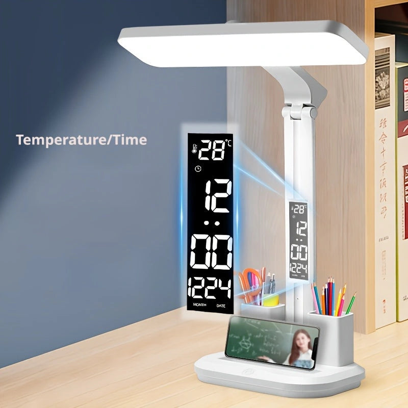 Sevair Deco Digital Display Desk Lamp phone slot