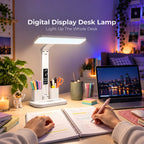 Sevair Deco Digital Display Desk Lamp study setup