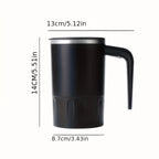 Sevair Deco Digital Self-Stirring Mug for Coffee size guide