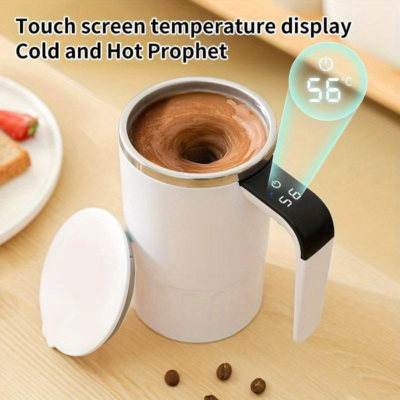 Sevair Deco Digital Self-Stirring Mug for Coffee temperature display