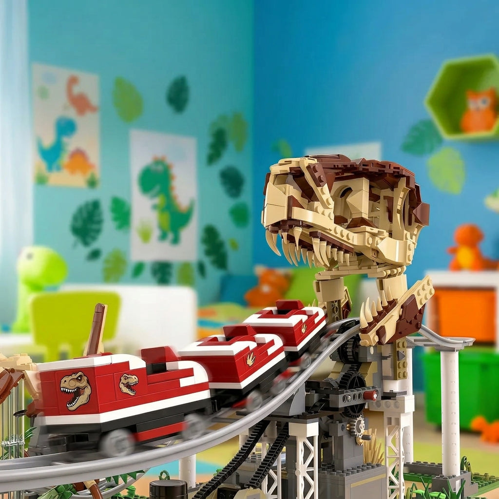 Sevair Deco Dino Coaster Building Blocks Set 1