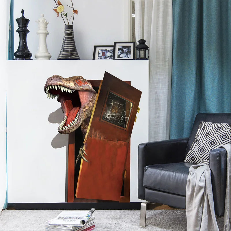 Sevair Deco Dinosaur Breakout Wall Decal 2