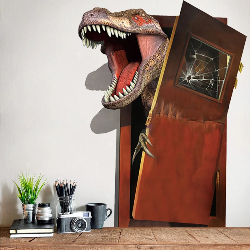 Sevair Deco Dinosaur Breakout Wall Decal 6