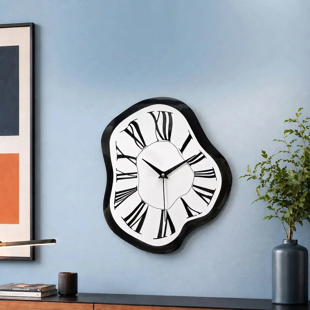 Sevair Deco Distorted Wall Clock 1