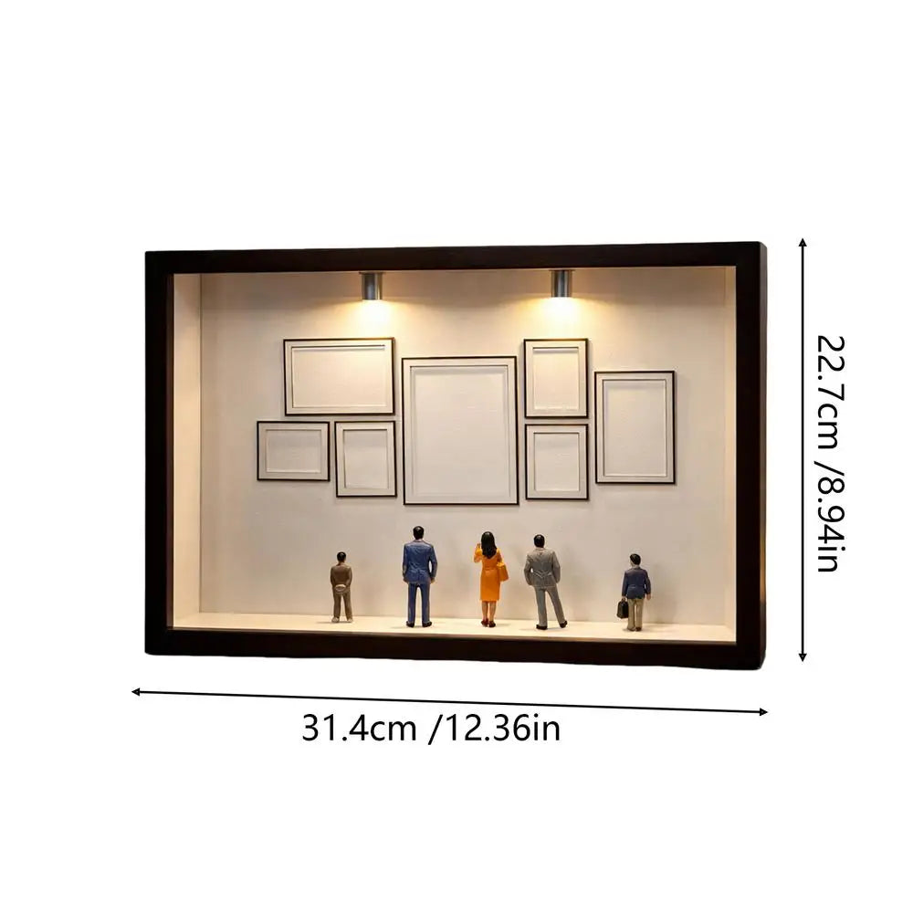 Sevair Deco DIY Museum Photo Frame with Light 5