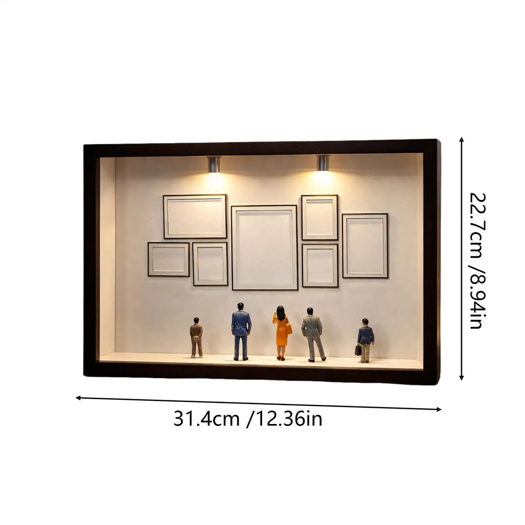 Sevair Deco DIY Museum Photo Frame with Light 8