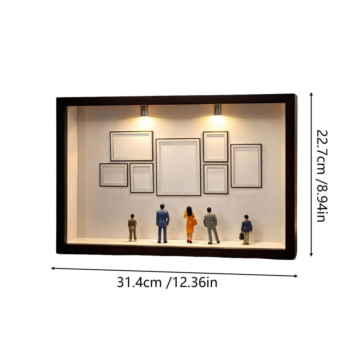 Sevair Deco DIY Museum Photo Frame with Light 8