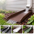 Sevair Deco Downspout Splash Block with Ground Stakes 1