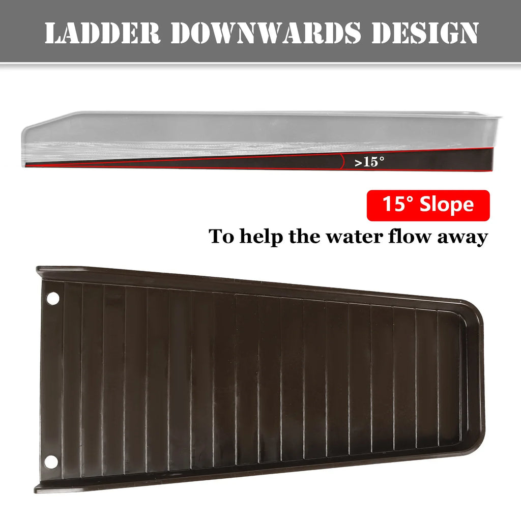 Sevair Deco Downspout Splash Block with Ground Stakes 4