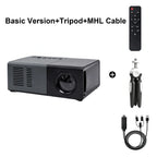 Sevair Deco Dream J9 Mini Projector for Movie Nights cable pack