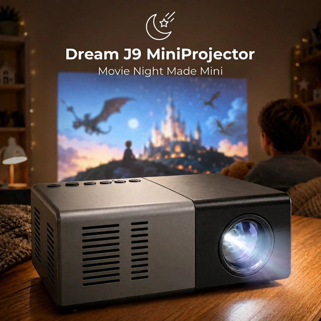 Sevair Deco Dream J9 Mini Projector for Movie Nights hero